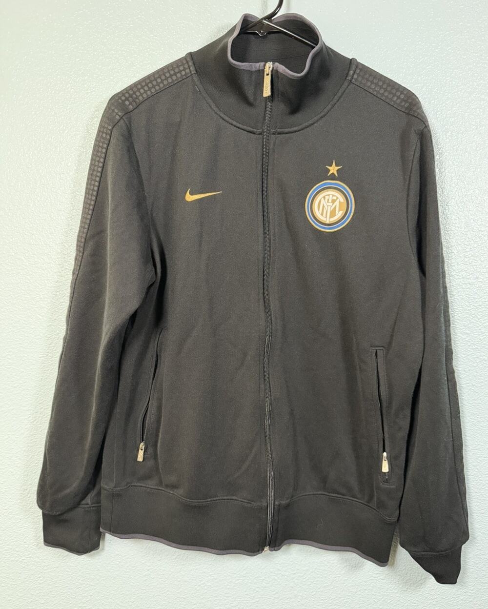 Vintage Nike FC Internazionale Inter Milan Football Soccer Training Jacket Men M
